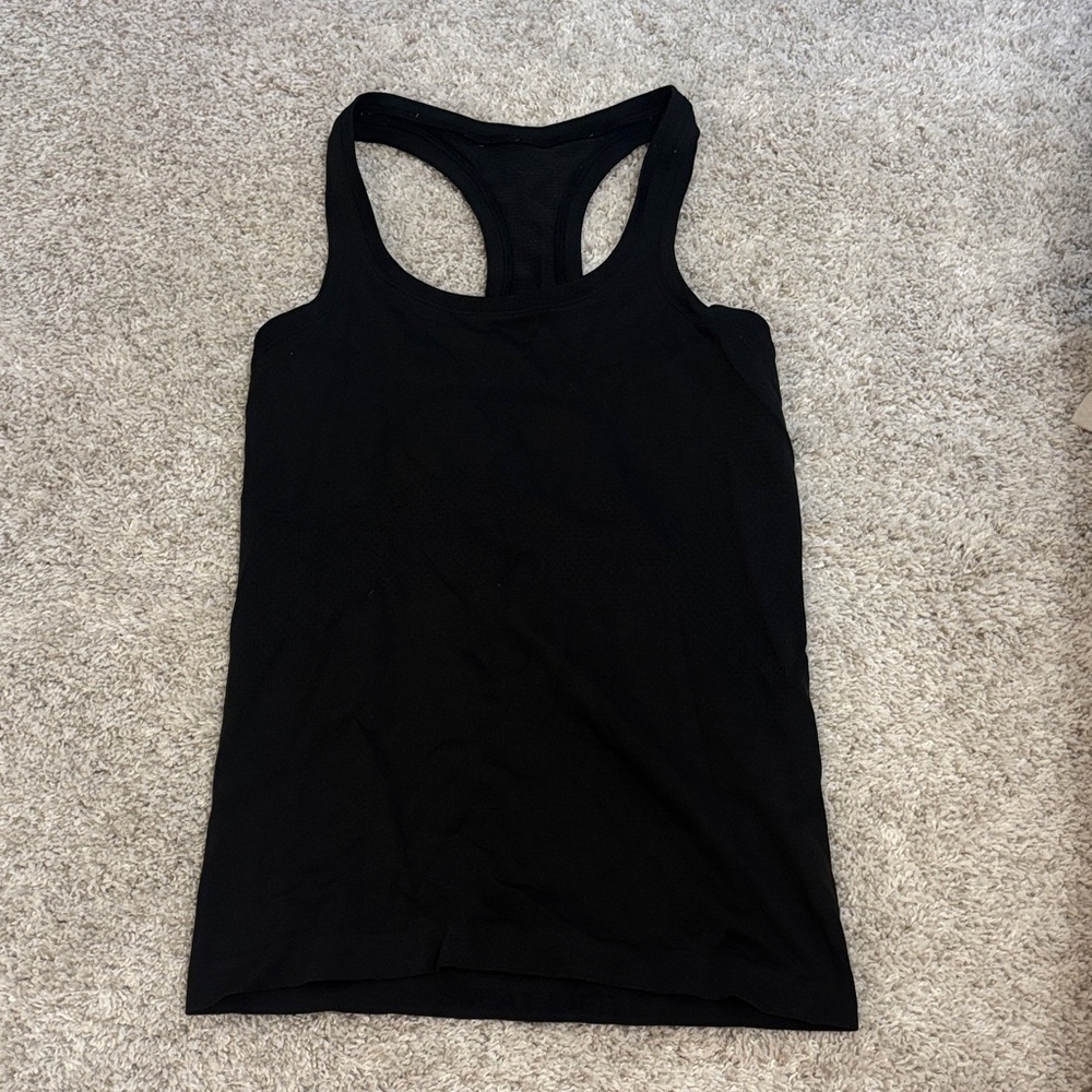 lululemon Black Swiftly Tech Racerback Tank Top - Women